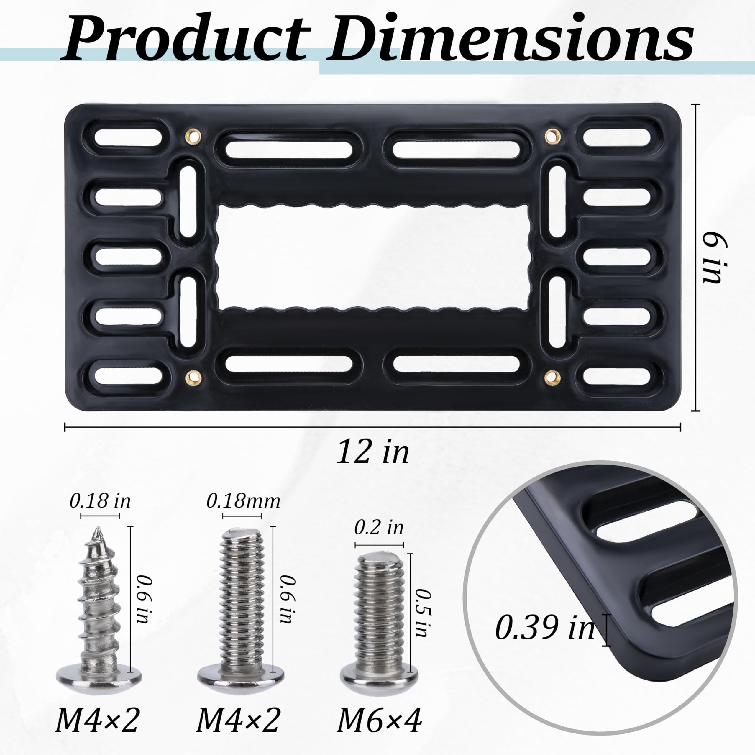 Amazon.com: License Plate Bracket Holder, Front License Plate